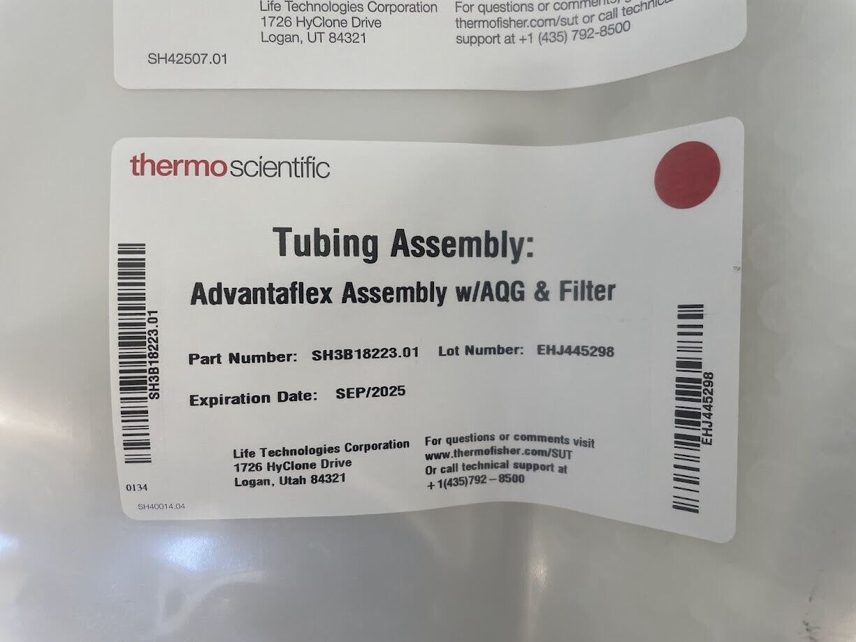 ThermoScientific Tubing Assembly: AdvantaFlex w/ AQG & Sartopore 2 Filter