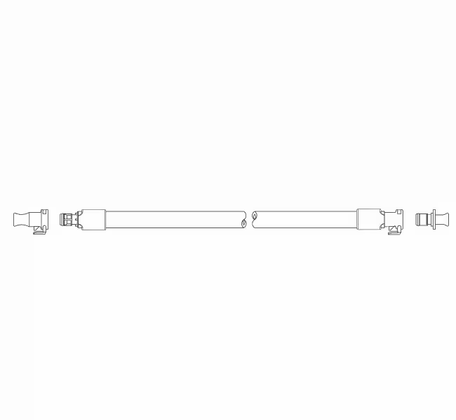 Thermo Scientific Transfer Assembly Jumper Tubing, 5 ft., 3/4 in. ID Braided