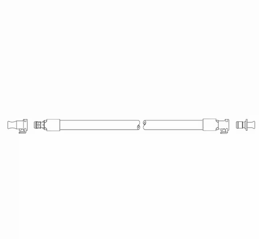 Thermo Scientific Transfer Assembly Jumper Tubing, 5 ft., 3/4 in. ID Braided