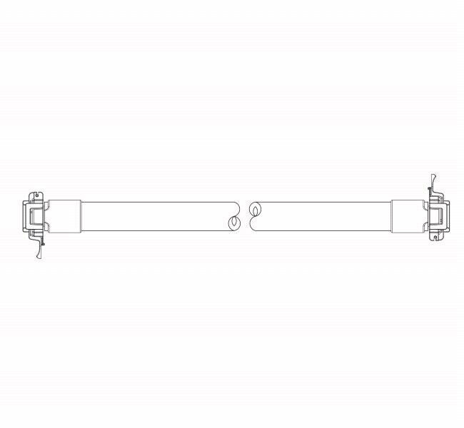 Thermo Scientific Transfer Assembly Jumper Tubing, 5 ft., 1/2 in. ID Braided